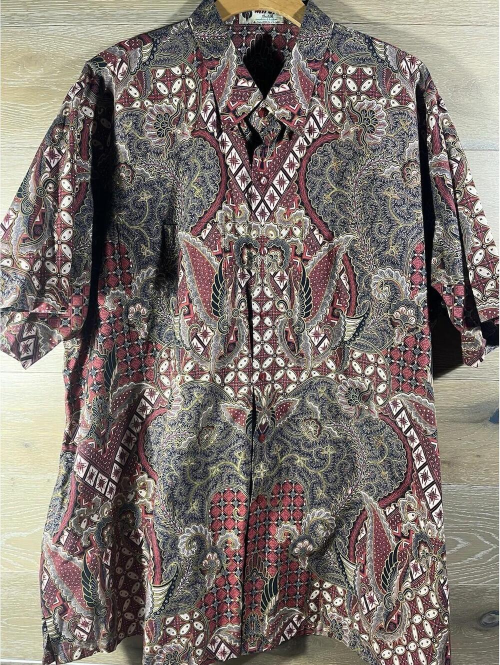 Mirota Batik & Handicraft Surabaya Button Shirt Print Shirt 3XL